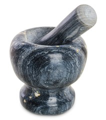 New granite mortar with pestle