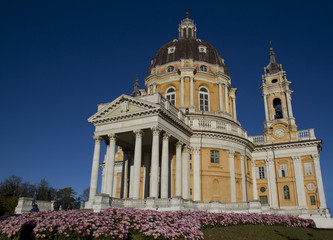 View of the Basilica of Superga Turin Italy
