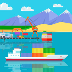 Ship Worldwide Warehouse Delivering. Logistics