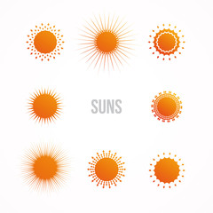 Fototapeta premium Suns.