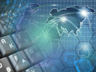 Obraz premium Computer background