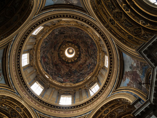Obraz premium The church of Sant'Agnese in Agone is one of the most visited churches in Rome due to its central position in the famous Piazza Navona..
