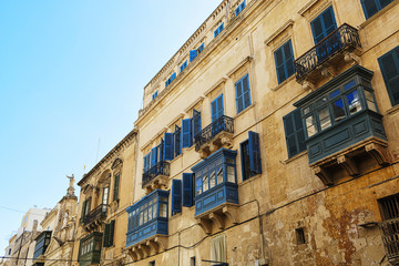 Balconies in Malta
