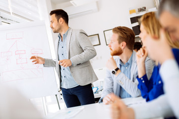 Obraz premium Business people in office