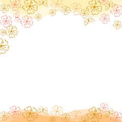 Vector background flowers spring