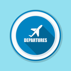 Airport Departures Sign