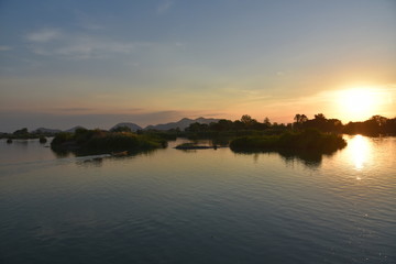 Mekong river don det Laos