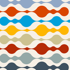 Background. Abstract Retro Shapes. Vector.