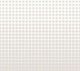 Abstract geometric gray gradient square halftone pattern