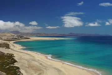 Fototapete Strand Sotavento, Fuerteventura, Kanarische Inseln Playa de la Barca, Fuerteventura, Canary Islands, Spain