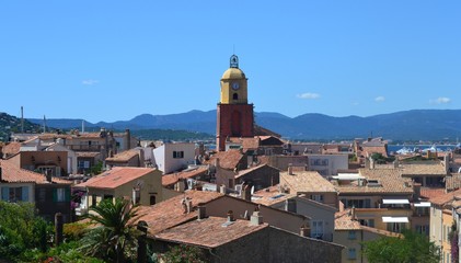 Fototapeta premium Village de Saint-Tropez 