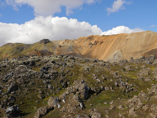 Im Hochland bei Landmannalaugar in Island