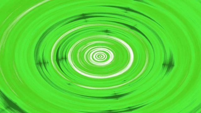 Green hypnotic looping and swirling spiral circle. Swirl and loop animation.