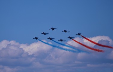 Defilé aérien à Saint-Tropez 