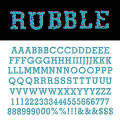 rubble alphabet