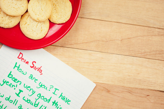 Christmas: Cookies for Santa and Wish List