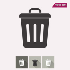 Bin - vector icon.