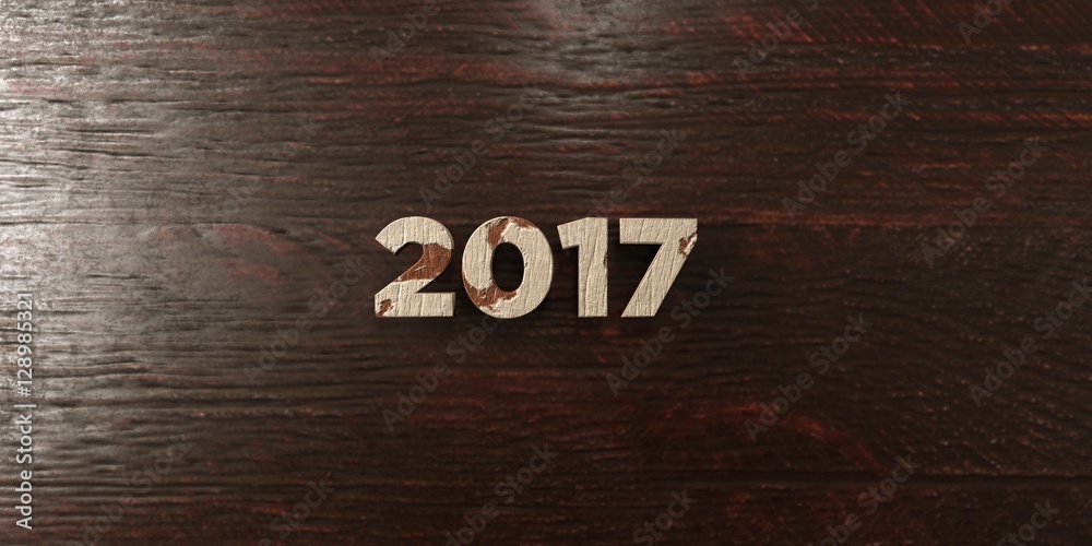 Fototapete 2017 - grungy wooden headline on maple - 3d rendered royalty free stock image. this image can be use