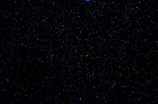 Naklejki Stars and galaxy outer space sky night universe background  