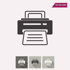 Printer - vector icon.