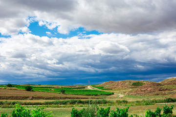 Picturesque landscape of Spain