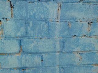 beautiful blue brick, wall, background, texture 