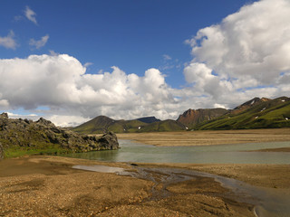 Im Hochland bei Landmannalaugar in Island