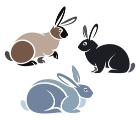 Stylized Domestic Animals - Rabbits