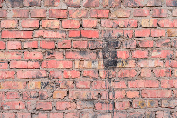 Brick texture with scratches and cracks