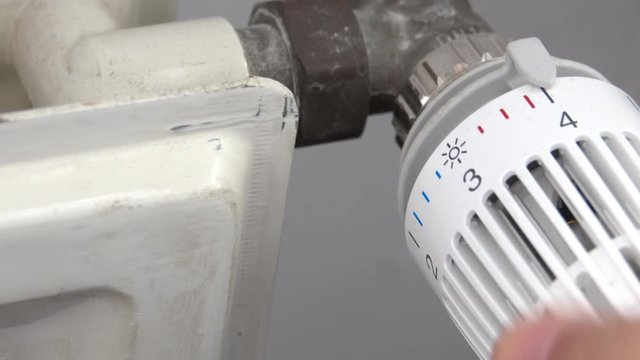 Turning a thermostat
