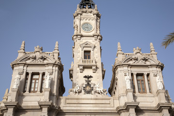Fototapeta na wymiar City Hall, Valencia