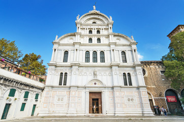 Fototapeta na wymiar Old church in Venice, Italy.