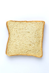.Bread on an isolated white background.