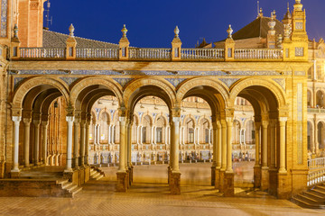 Fototapeta premium Seville. Spanish Square.