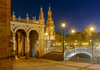 Seville. Spanish Square.