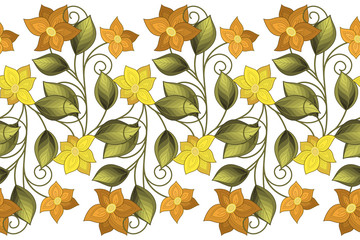 Fototapeta premium Vector Seamless Floral Pattern