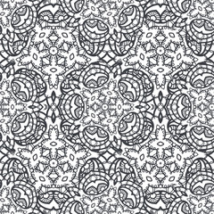 Seamless circle pattern. Islam, Arabic, Indian, ottoman motifs. Mandala design.
