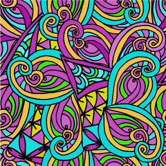 Geometric background made of lines and patterns