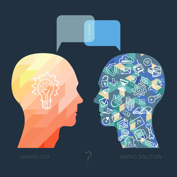 business dialog concept