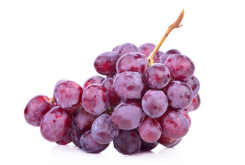 red grape isolated on white background.