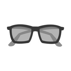 Glasses icon. Fashion style accessory and summer theme. Isolated design. Vector illustration