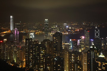 Victoria Peak in Hong Kong. China