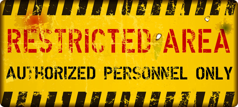 restricted area sign,vector