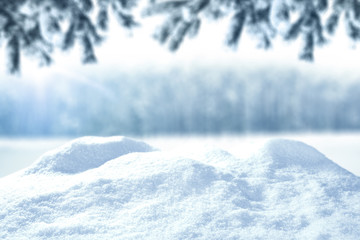 Obraz premium winter background 