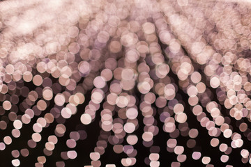 Beautiful shine bokeh balls