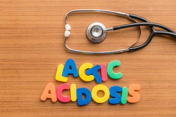 lactic acidosis colorful word