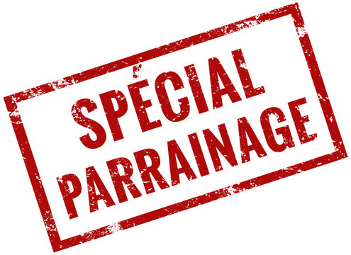 Sp&eacute;cial parrainage timbre rouge