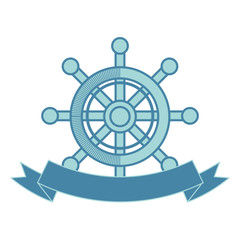 ship timon maritime frame vector illustration design