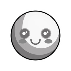 Fototapeta premium emoticon kawaii style icon vector illustration design