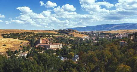 Obraz premium Landscape of Segovia, Spain